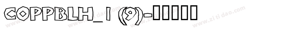 COPPBLH_1 (9)字体转换